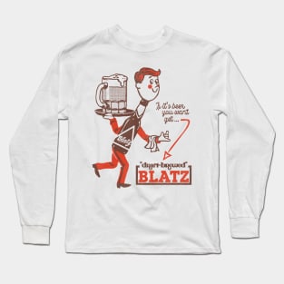 Get... Draft-Brewed Beer Retro Defunct Breweriana Long Sleeve T-Shirt